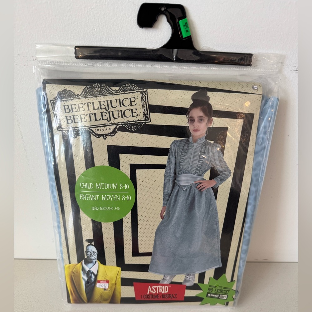 New Beetlejuice Astrid Costume Child Medium Size 8-10